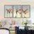 Trio de Quadros Decorativos Falling Drops
