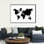 Quadro Decorativo World