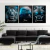 Trio de Quadros Decorativos Discipline