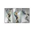 Trio de Quadros Decorativos Athena - comprar online
