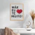 Quadro Mãe Te amo com Moldura - BRINDE - comprar online