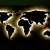 Mapa Mundi de MDF com LED na internet