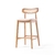 Conjunto Mesa Bistro Texas Laminado com 02 Banquetas Bari 02 - DECORAÇÕES MÓVEIS