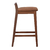 Banqueta Minimalista Toquinho - Castanho/ Courissimo Caramelo 181 - Pronta Entrega - DECORAÇÕES MÓVEIS