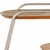 Carrinho Bar Mirage Laminado Natural e Recouro com Ferragem Champagne - loja online