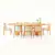 Conjunto Mesa de Jantar Bari Tampo Laminado com 08 Cadeiras Aurum - comprar online