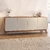 Buffet Donna Curvo Laminado com 04 Portas Laqueadas - DECORAÇÕES MÓVEIS