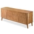 Buffet Start Curvo Laminado com 04 Portas e Detalhe Frisado