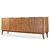 Buffet Start Curvo Laminado com 04 Portas e Detalhe Frisado - comprar online