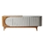 Buffet Lagun em Lamina de Madeira Frisada com 04 Portas e Detalhe em Laca - comprar online