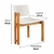 Cadeira Conforto em Madeira Maciça e Encosto Ergonômico - DECORAÇÕES MÓVEIS