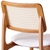 Cadeira Timber com Encosto em Palha Natural Rattan Sextavado - comprar online