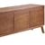 Buffet Fiori em Lamina de Madeira Natural com 04 Portas e Pés de Madeira - DECORAÇÕES MÓVEIS