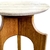 Mesa de Lateral Starck Tampo Redondo em Pedra - DECORAÇÕES MÓVEIS