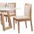 Conjunto Mesa de Jantar Arka Laqueado com Vidro e 06 Cadeiras Arka - DECORAÇÕES MÓVEIS