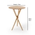 Conjunto Mesa Bistro Texas Laminado com 02 Banquetas Bari 02 - comprar online
