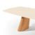 Imagem do Mesa de Jantar Bari Retangular Tampo Barril Com Vidro