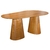 Mesa de Jantar Valverde com Tampo Oval Laminado Natural - comprar online