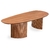 Mesa de Jantar Start Tampo Orgânico Laminado e Base Ripada - comprar online