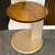 Mesa de Apoio Lateral Ipê Redonda Laminada com Base Laqueada na internet