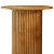 Mesa de Apoio Lateral Lua Redonda Laminada com Base Frisada - DECORAÇÕES MÓVEIS