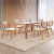 Conjunto Mesa de Jantar Luz Tampo Laqueado com Vidro e Kit com 06 Cadeiras - comprar online