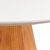 Mesa de Jantar Mobile Tampo Redondo Laqueado com Vidro e Base Cone - DECORAÇÕES MÓVEIS