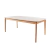 Mesa de Jantar Orleans Retangular Com Vidro Off White