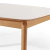 Mesa de Jantar Orleans Retangular Com Vidro Off White - DECORAÇÕES MÓVEIS