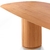 Mesa de Jantar Prisma com Tampo Orgânico Laminado e Base Pilastra Vazada - DECORAÇÕES MÓVEIS