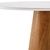 Mesa de Jantar Geórgia Base Cone Tampo Laqueado Vidro - DECORAÇÕES MÓVEIS