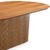 Imagem do Mesa de Jantar Vita Tampo Orgânico Oval Laminado e Base Ripada