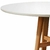 Mesa de Jantar Snow Redonda Tampo Laqueado com Vidro - DECORAÇÕES MÓVEIS