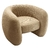 Poltrona Decorativa Valenza Curva com Base Giratória - comprar online