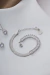 Pulseira Fita 5 MM Zirconia Baguete Banhado no Prata Diamantado na internet