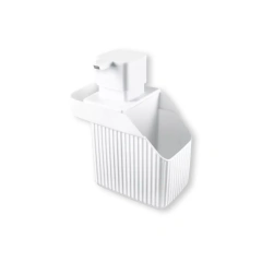 KIT ORGANIZADOR - LIXEIRA E DISPENSER - BRANCO na internet