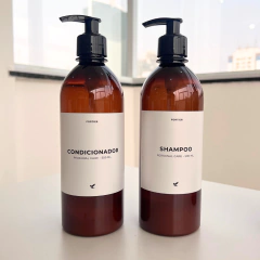 KIT COM 2 FRASCOS - 500ML (Shampoo e Condicionador) - Fortier | Casa & Decor 