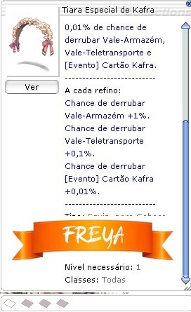 Tiara Especial de Kafra (Freya)