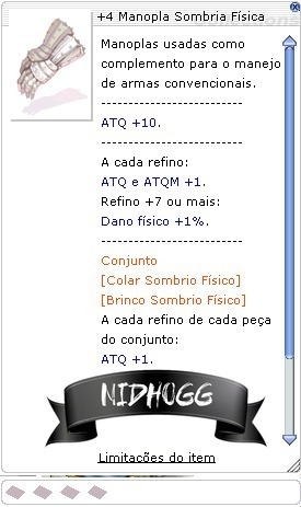 Manopla Sombria Física (Nidhogg) - comprar online