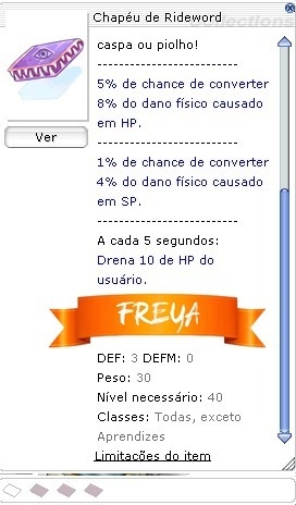 Chapéu de Rideword (Freya ) - comprar online