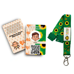 Cordão Girassol + Crachá Esclerose Múltipla