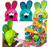 Kit Escolar Coelho Croc Croc Apontador + Borracha