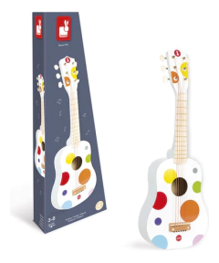 Mini Violão Infantil Acústico Com Cordas para Iniciantes Janod