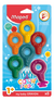 Giz de Cera Anatomico Redondo My Baby Crayon 6 Cores Maped
