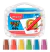 Giz Em Gel Macio Aquarelavel Color Peps 6 Cores C/ Maleta
