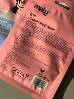 MASCARILLA FACIAL CON Q10 Y EXTRACTOS DE MANTECA KARITÉ MELY - comprar online