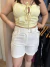 SHORT ALFAIATARIA COM FIVELA DOURADA na internet