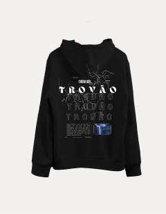 Casaco Moletom “Como um trovão” Preto