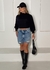 BERMUDA JEANS FIO PUIDO - comprar online