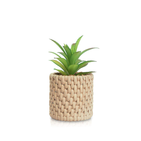 PLANTA ARTIFICIAL CON MACETA RATTEN 9X13CM